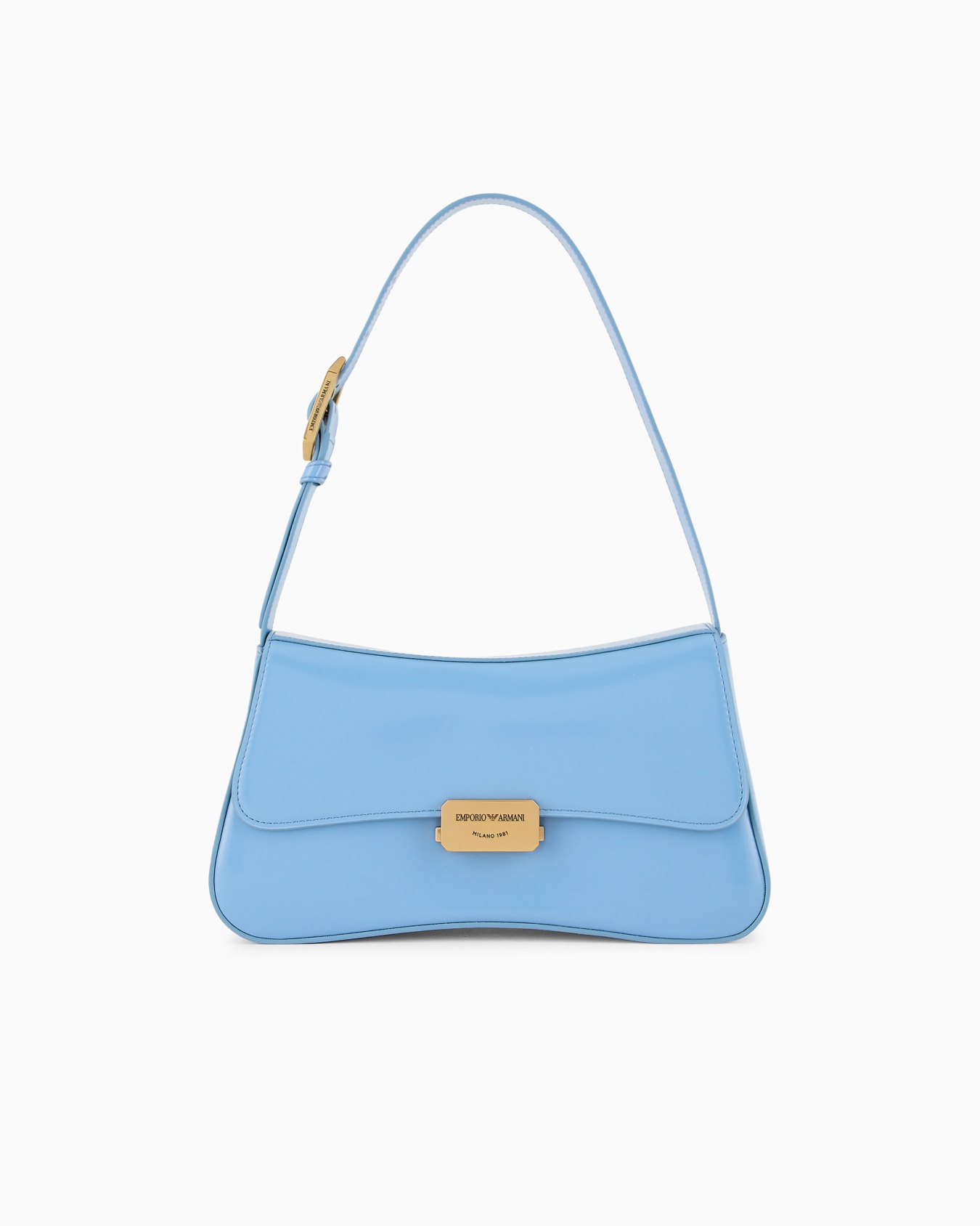 Bolso de hombro con acabado cepillado Diapositiva 0