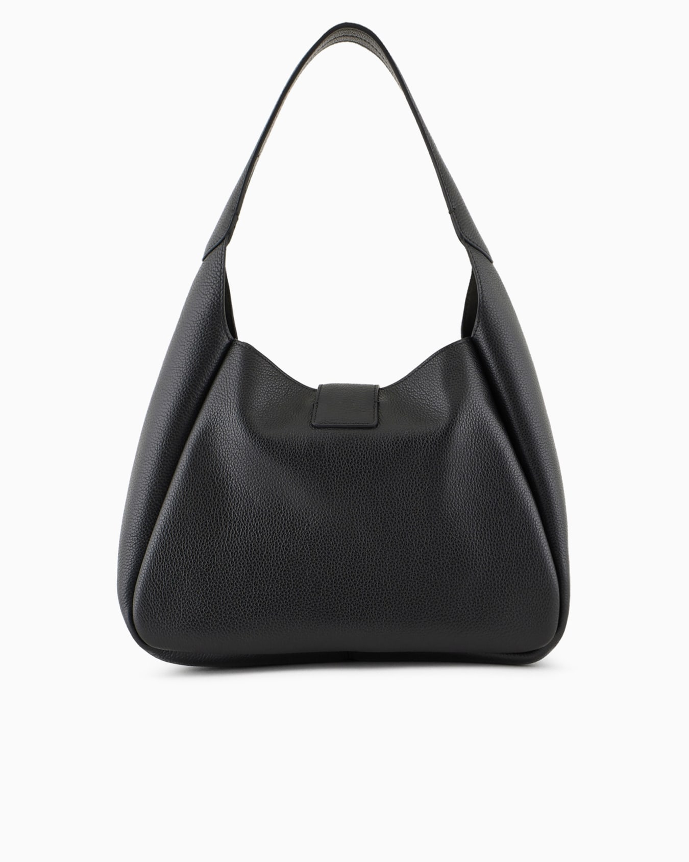 Leather hobo shoulder bag with eagle buckle Slide 2