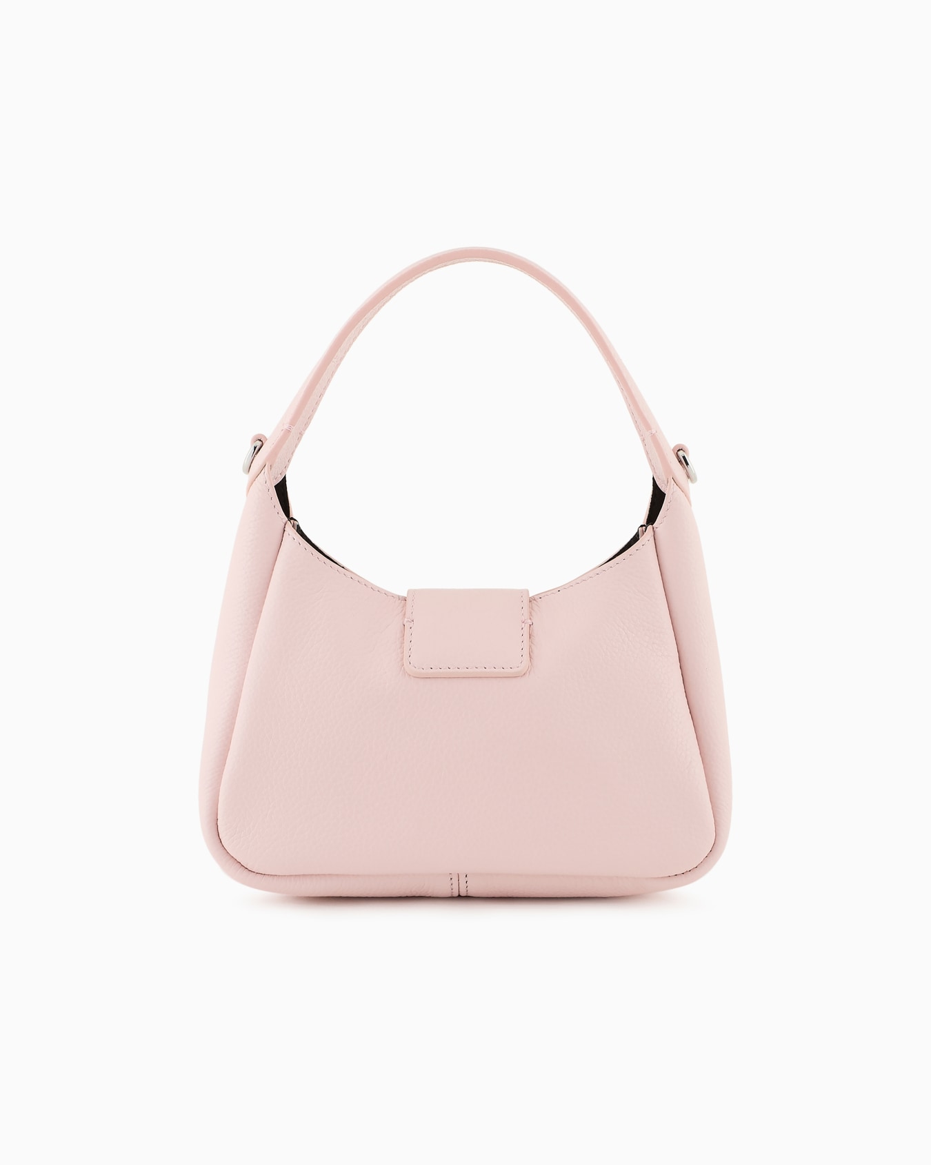 Leather hobo handbag with eagle buckle Slide 2