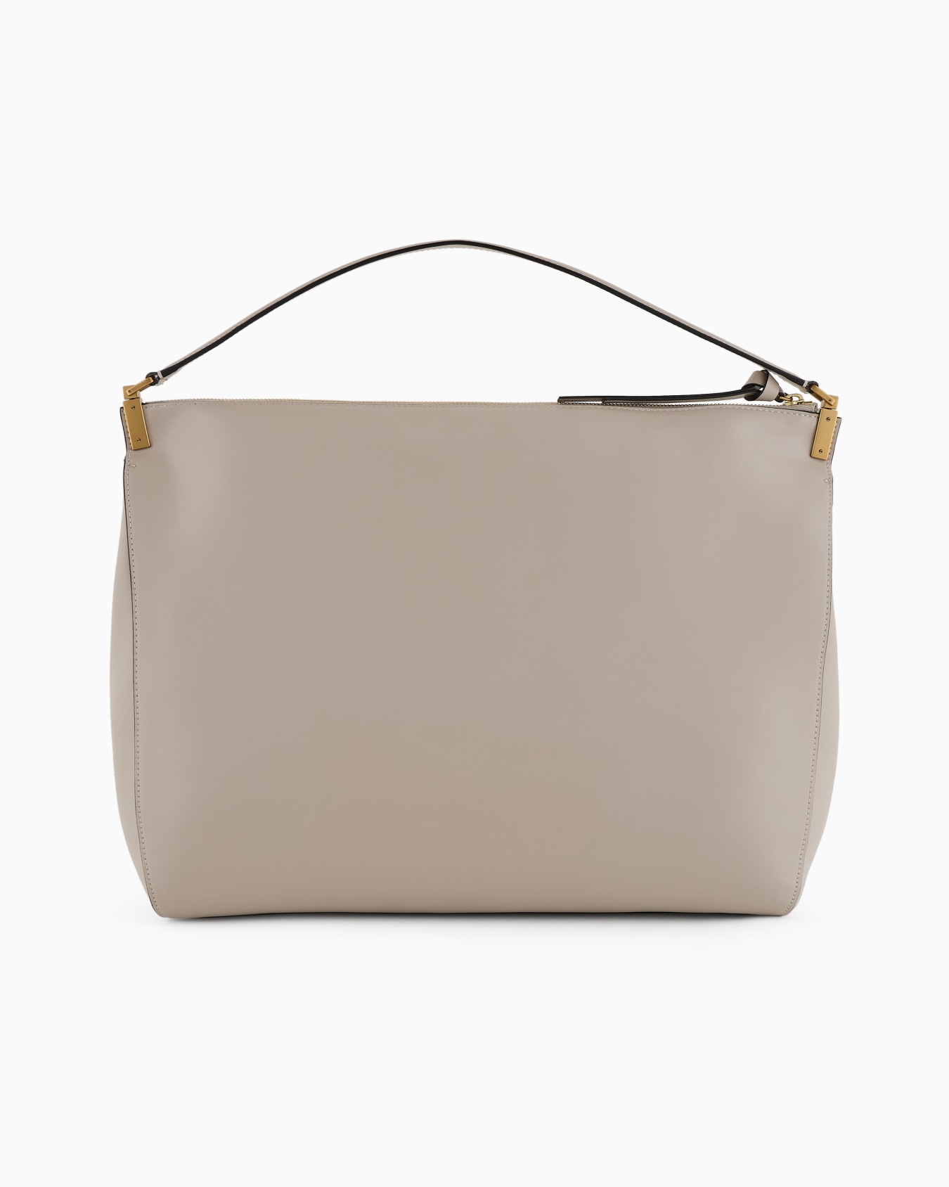 Bolso de mano grande de piel lisa Diapositiva 2