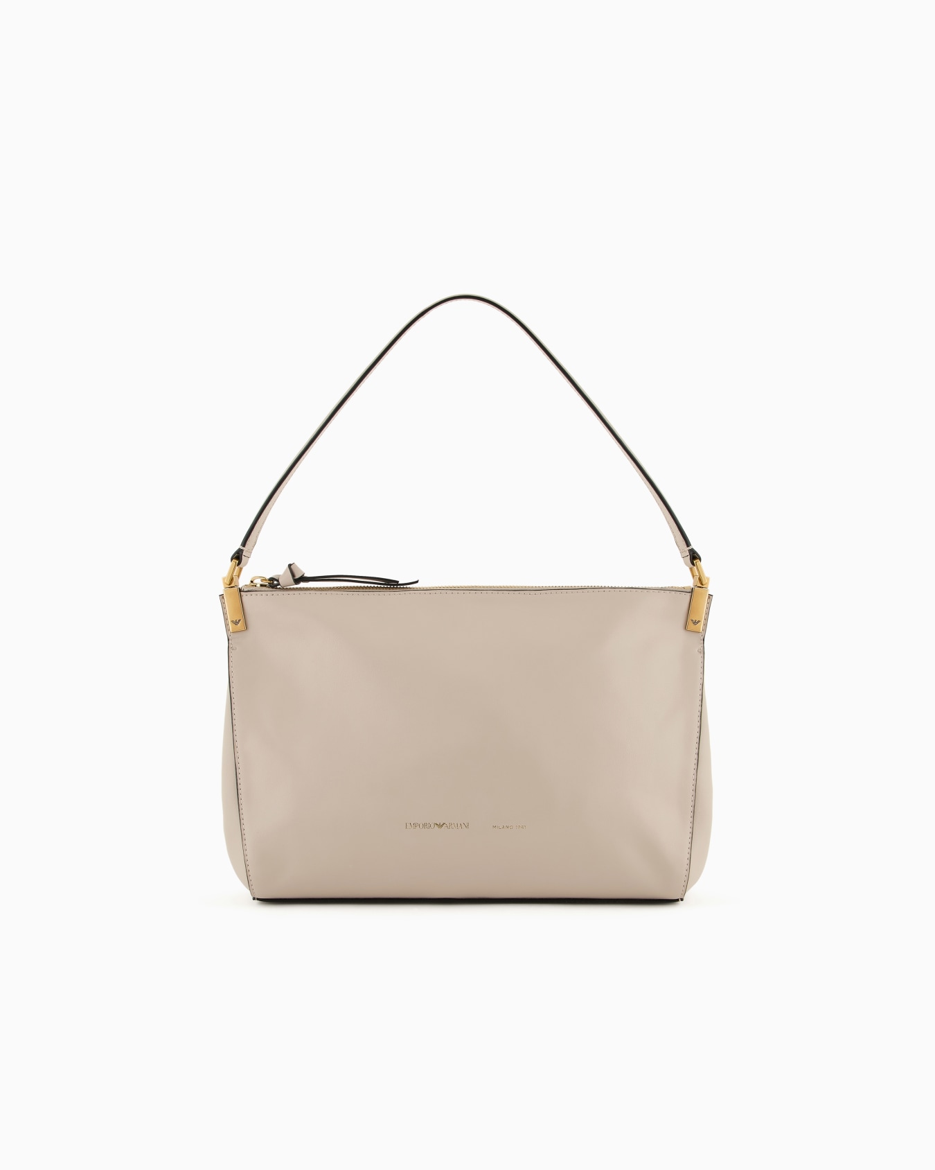 Sac à main moyen en cuir lisse Diapositive 0