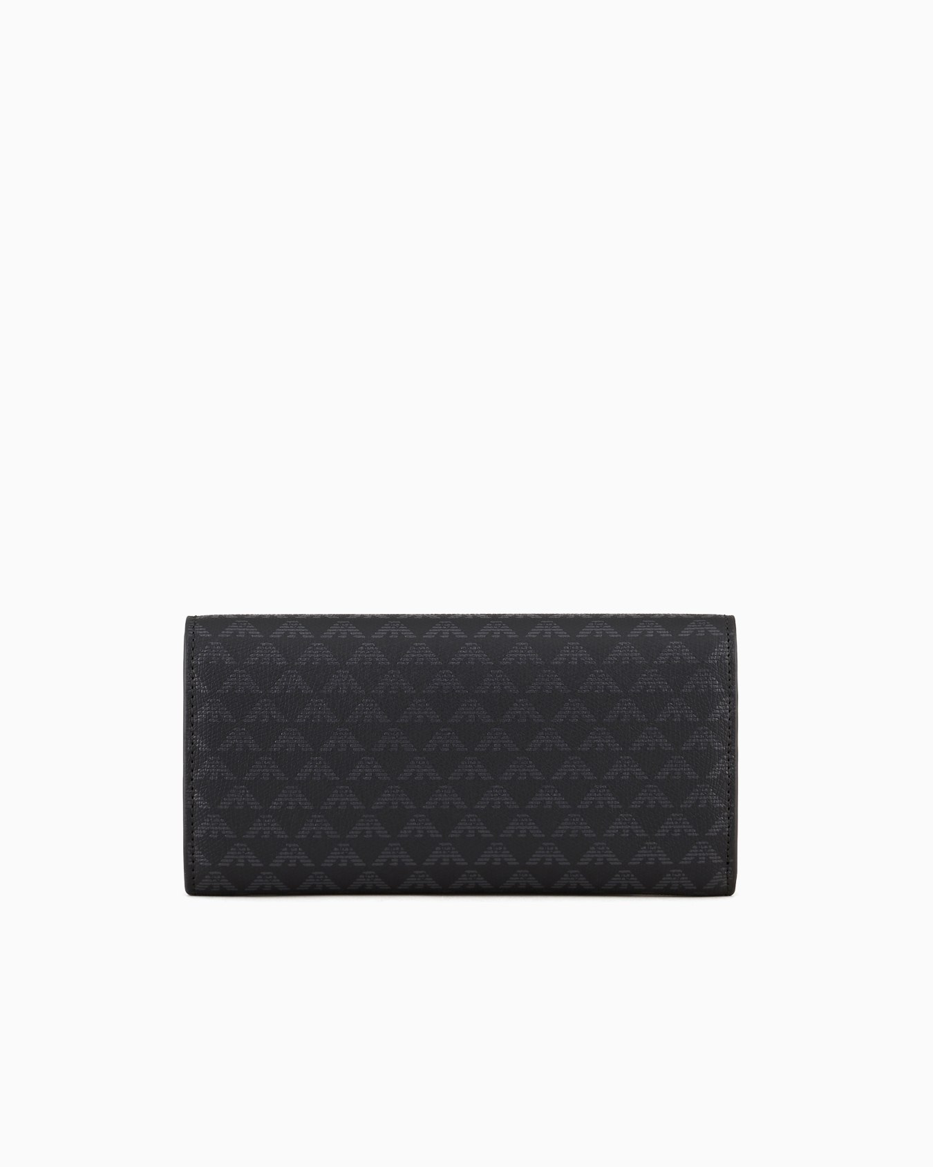 All-over eagle wallet with flap Slide 1