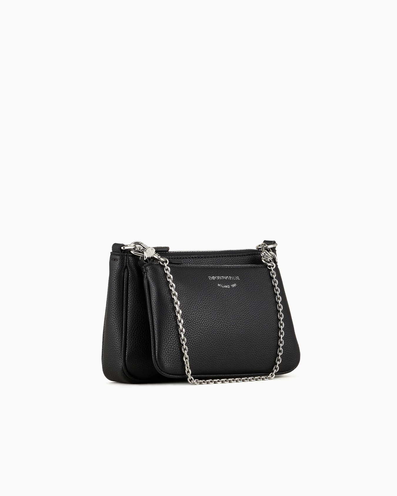 Deer-print double mini bag with shoulder strap Slide 1