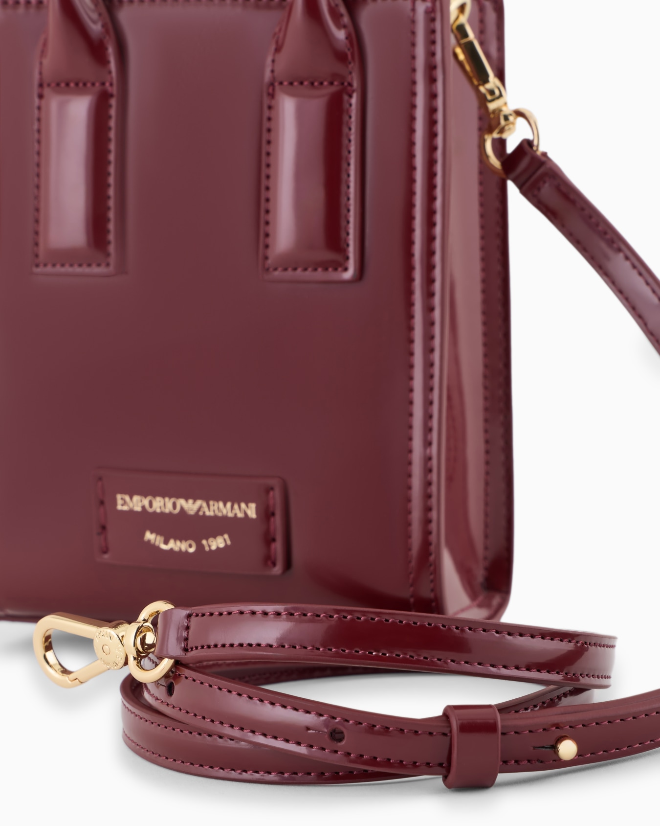 Mini bag with shoulder strap in a brushed finish Slide 4