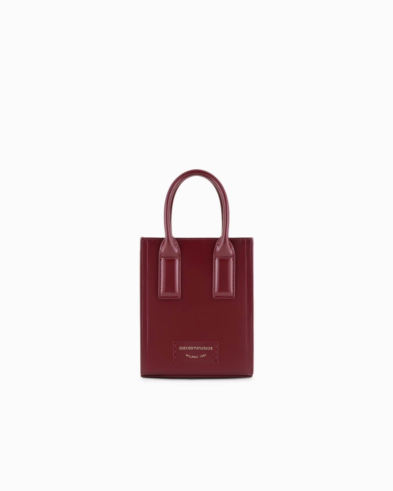 Mini bag with shoulder strap in a brushed finish Slide 0