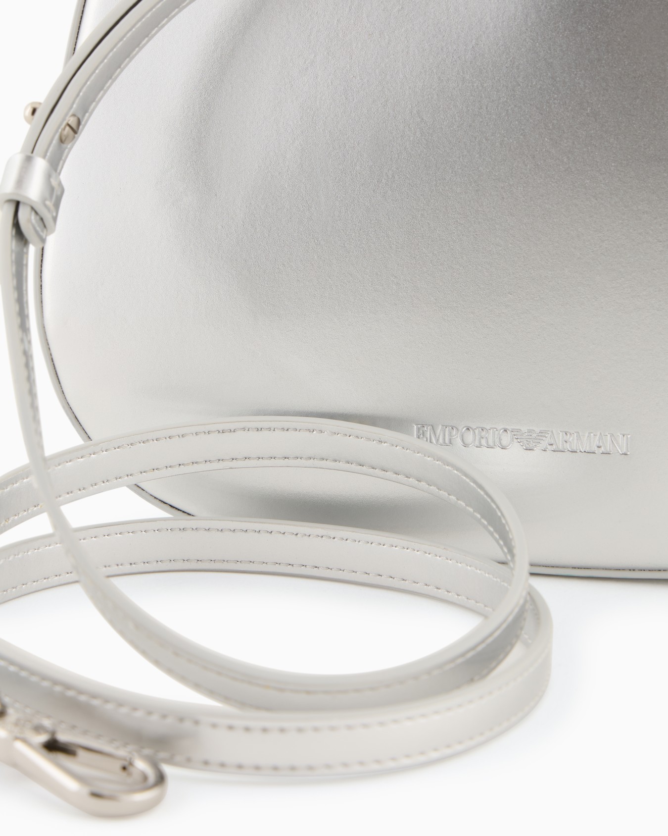Moon capsule collection patent-effect mini bag with jewel handle Slide 4