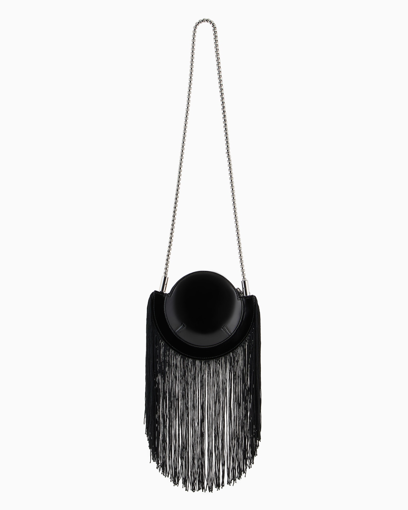 Leather round shoulder bag Slide 2