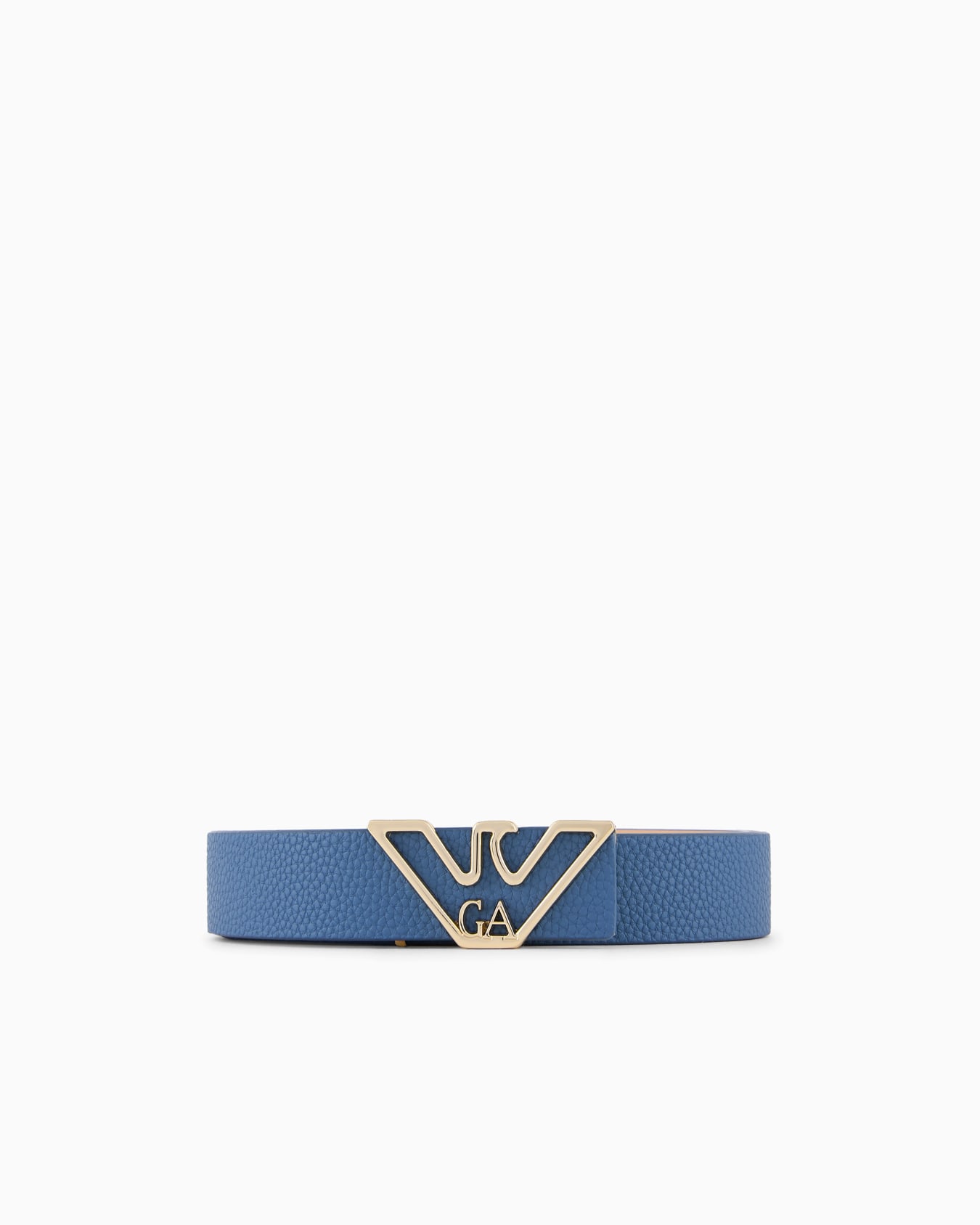 Belt with deer-print eagle plate Slide 0