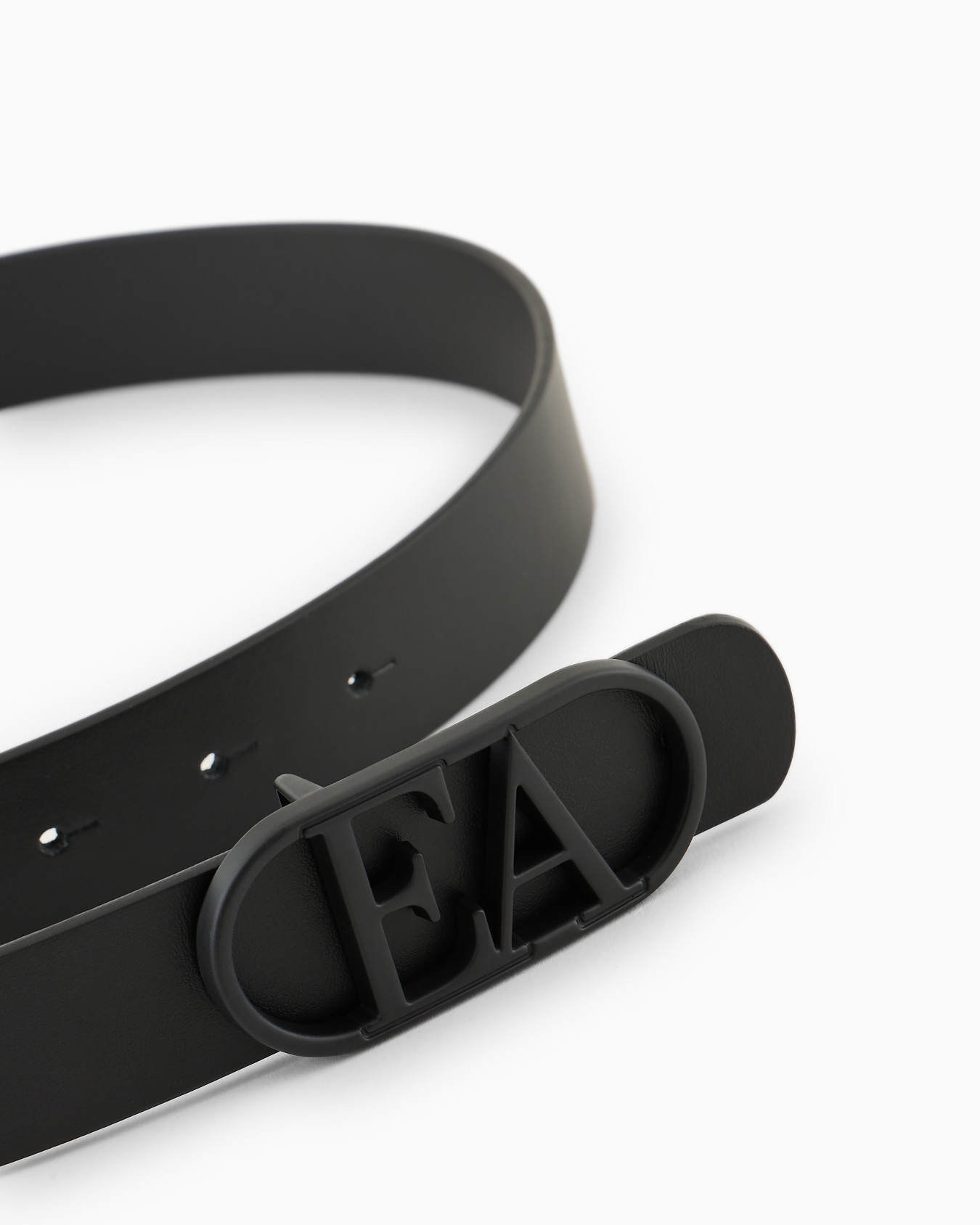 Ceinture en cuir avec boucle EA Diapositive 1