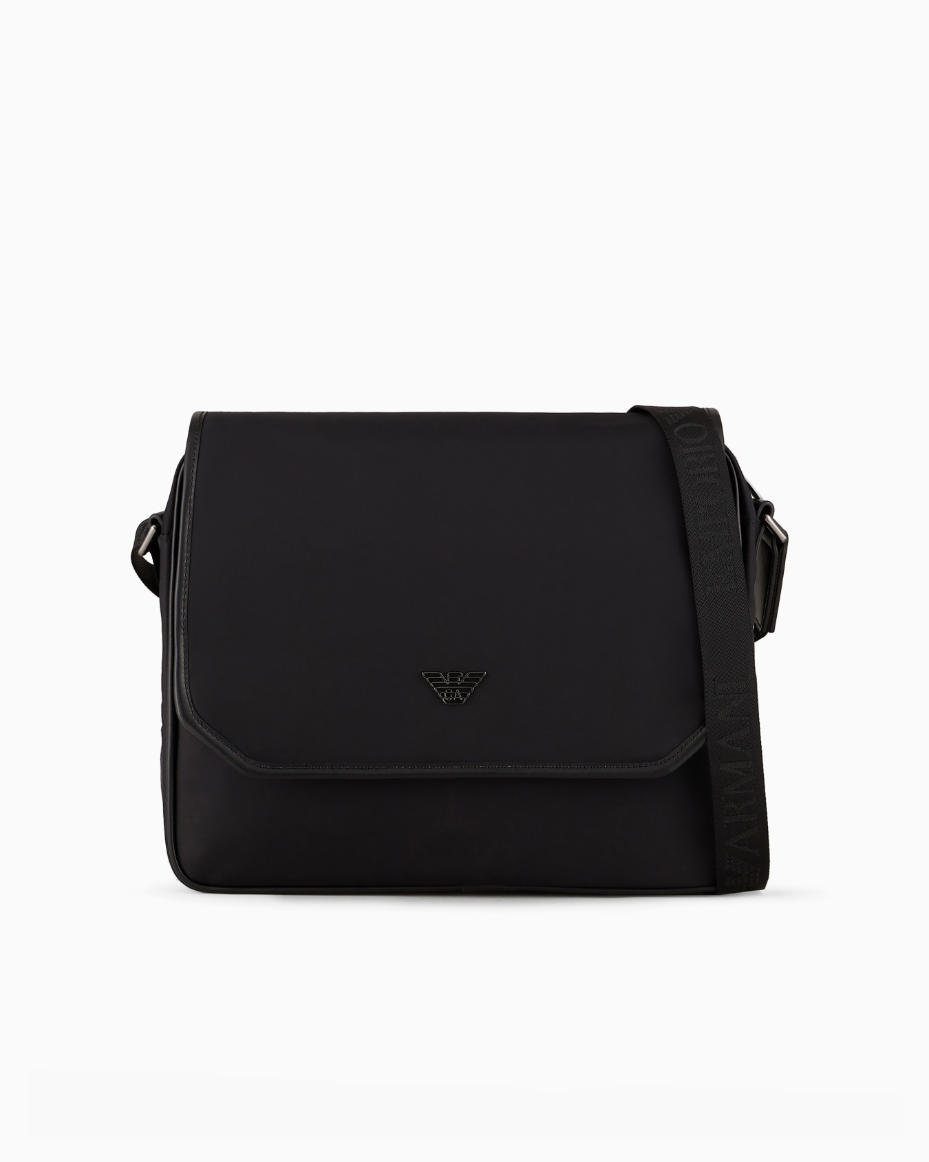 Borsa messenger in nylon riciclato Slide 0