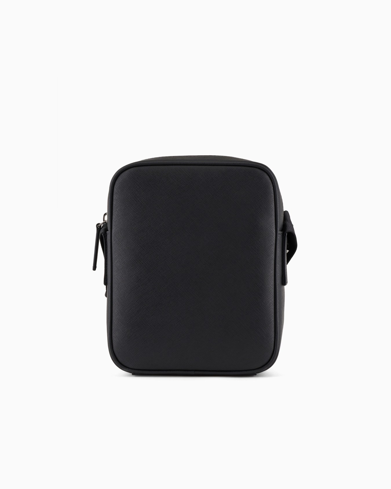 ASV regenerated Saffiano leather shoulder bag with eagle plate Slide 2