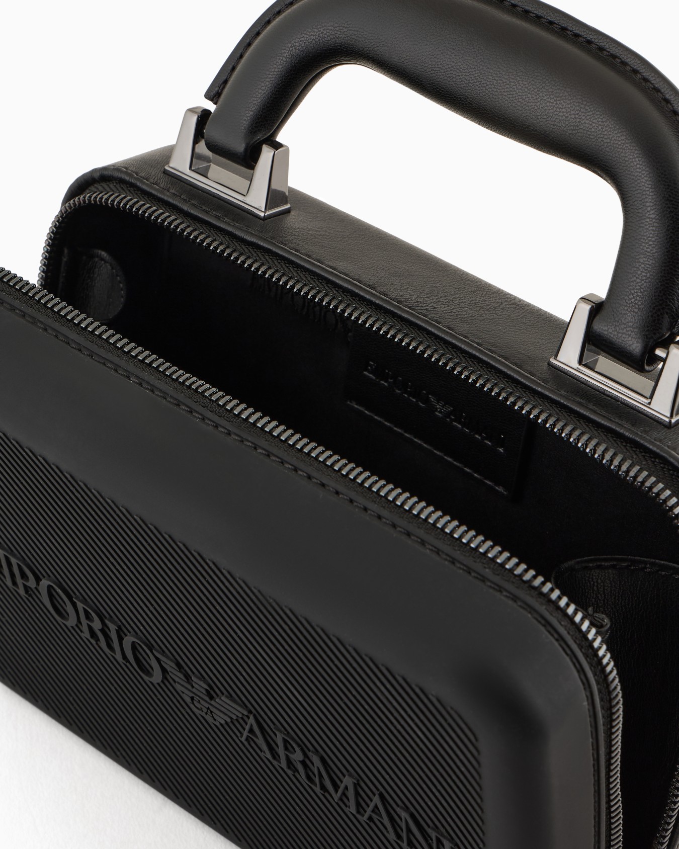 ASV recycled rubber camera shoulder bag with logo Slide 3