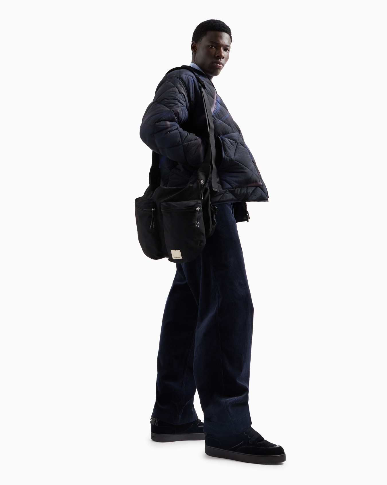 Kleine Messenger-Tasche aus der Black Blue ASV-Sonderkollektion, gefertigt aus Nylon Folie 5