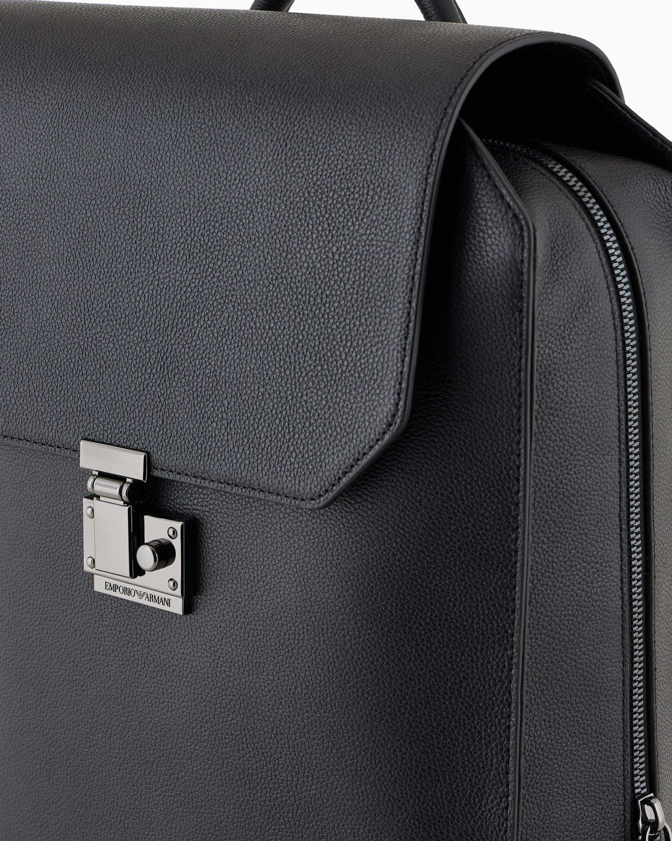 バックパック タンブルレザー製 フラップ＆ノートパソコン用コンパートメント スライドする 4