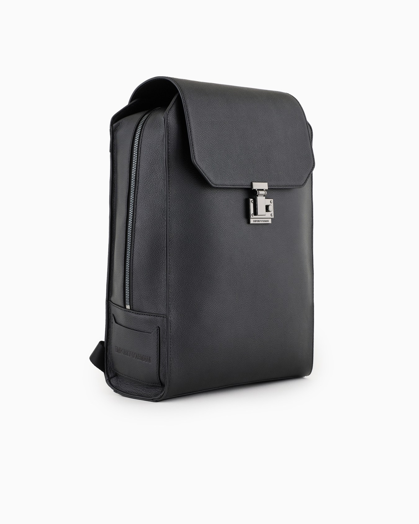 バックパック タンブルレザー製 フラップ＆ノートパソコン用コンパートメント スライドする 1