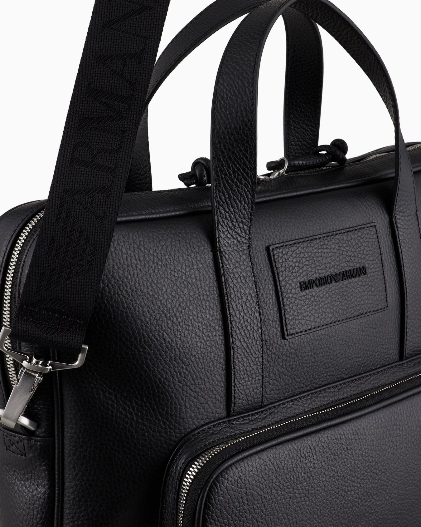 Sac business en cuir martelé Diapositive 4