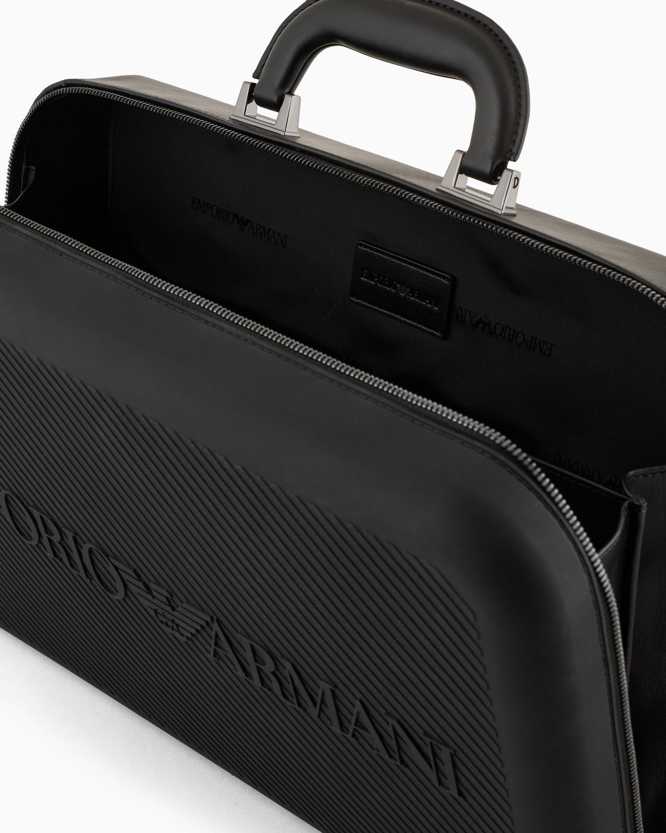 ASV recycled rubber business bag with logo Slide 3