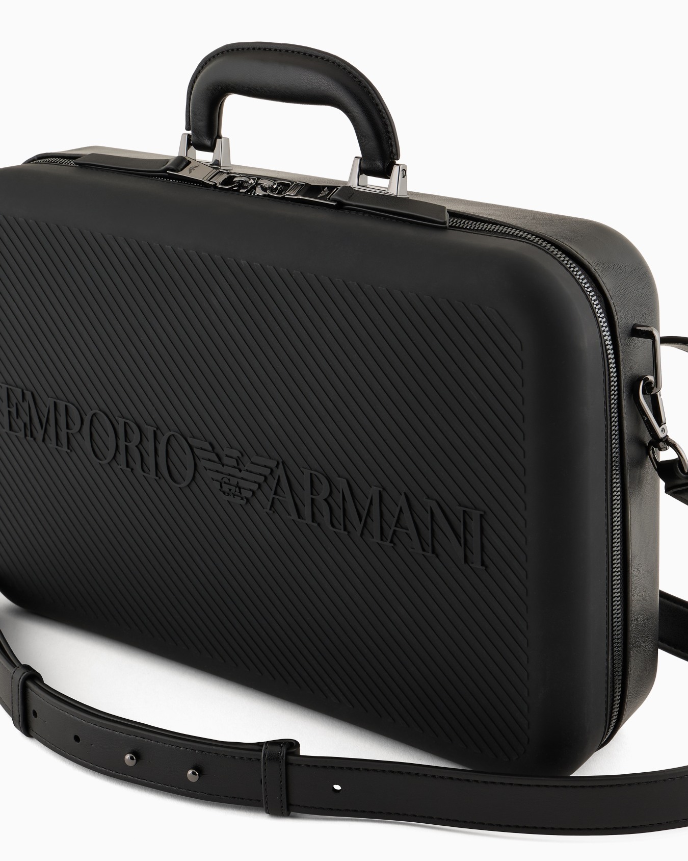 ASV recycled rubber business bag with logo Slide 4