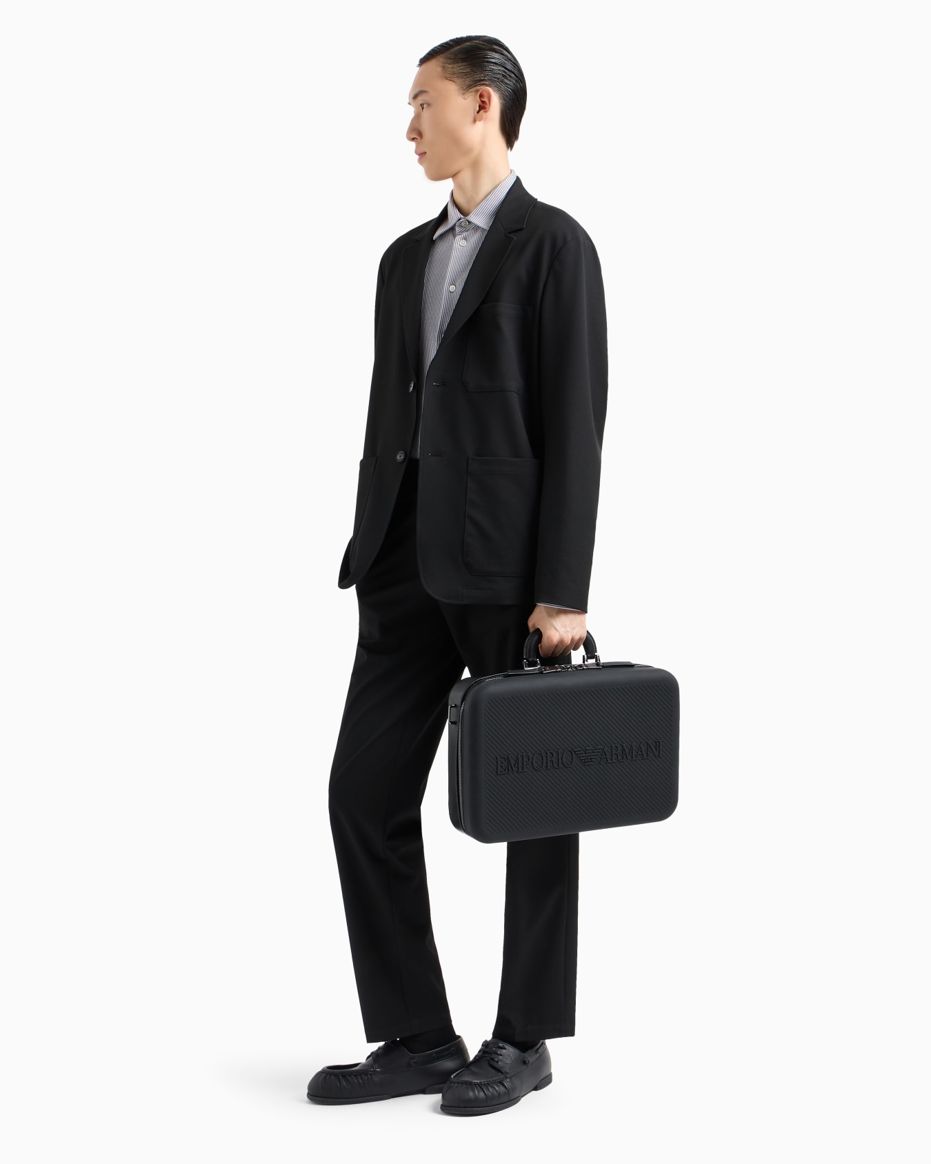 ASV recycled rubber business bag with logo Slide 5