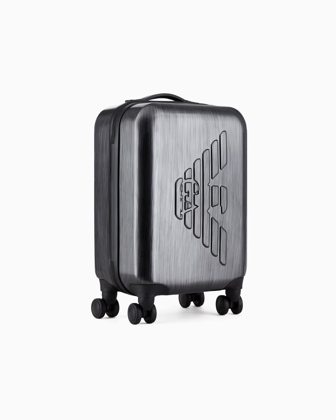ABS carry-on bag with oversized, embossed eagle Slide 1