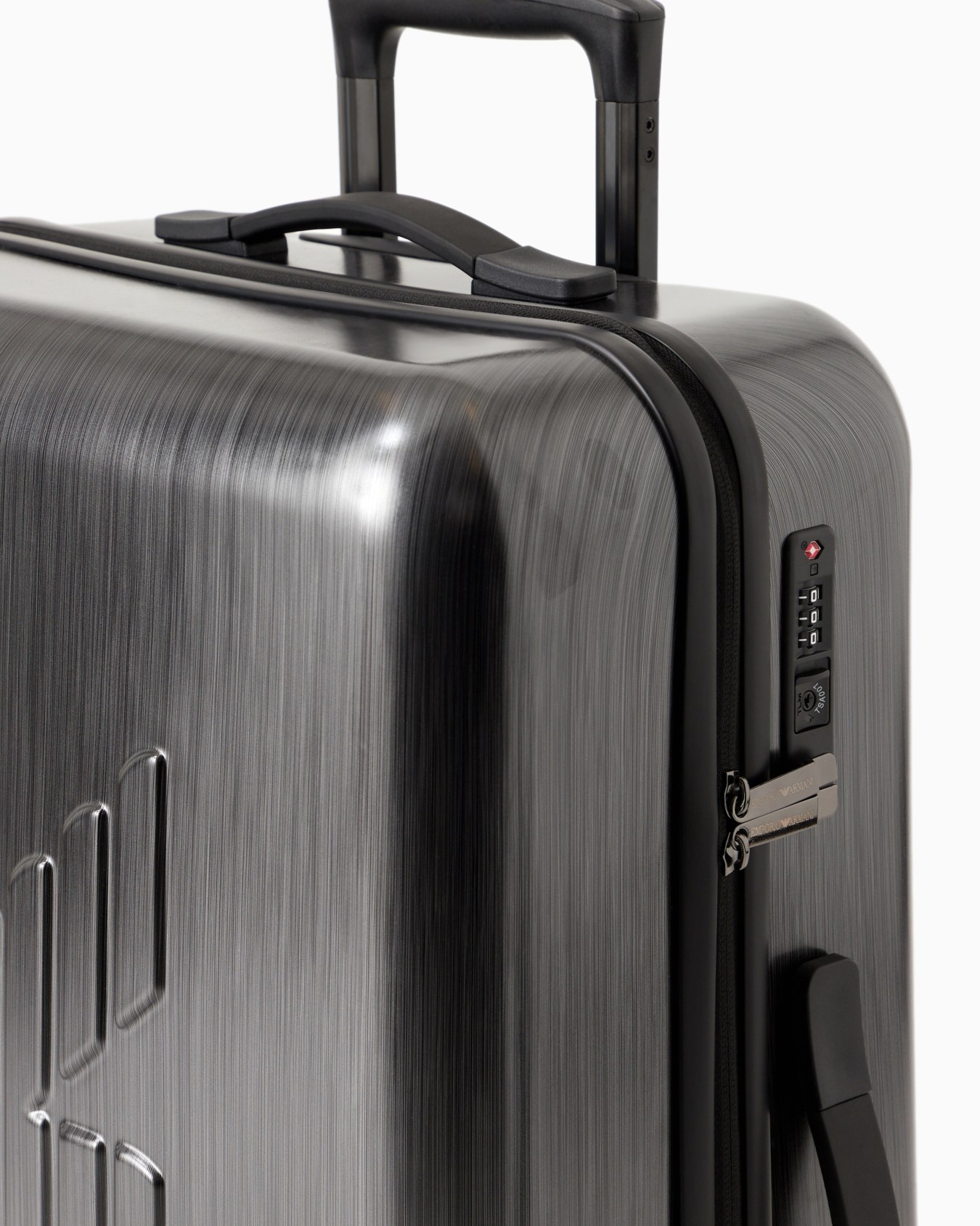 ABS medium trolley suitcase with oversized, embossed eagle Slide 4