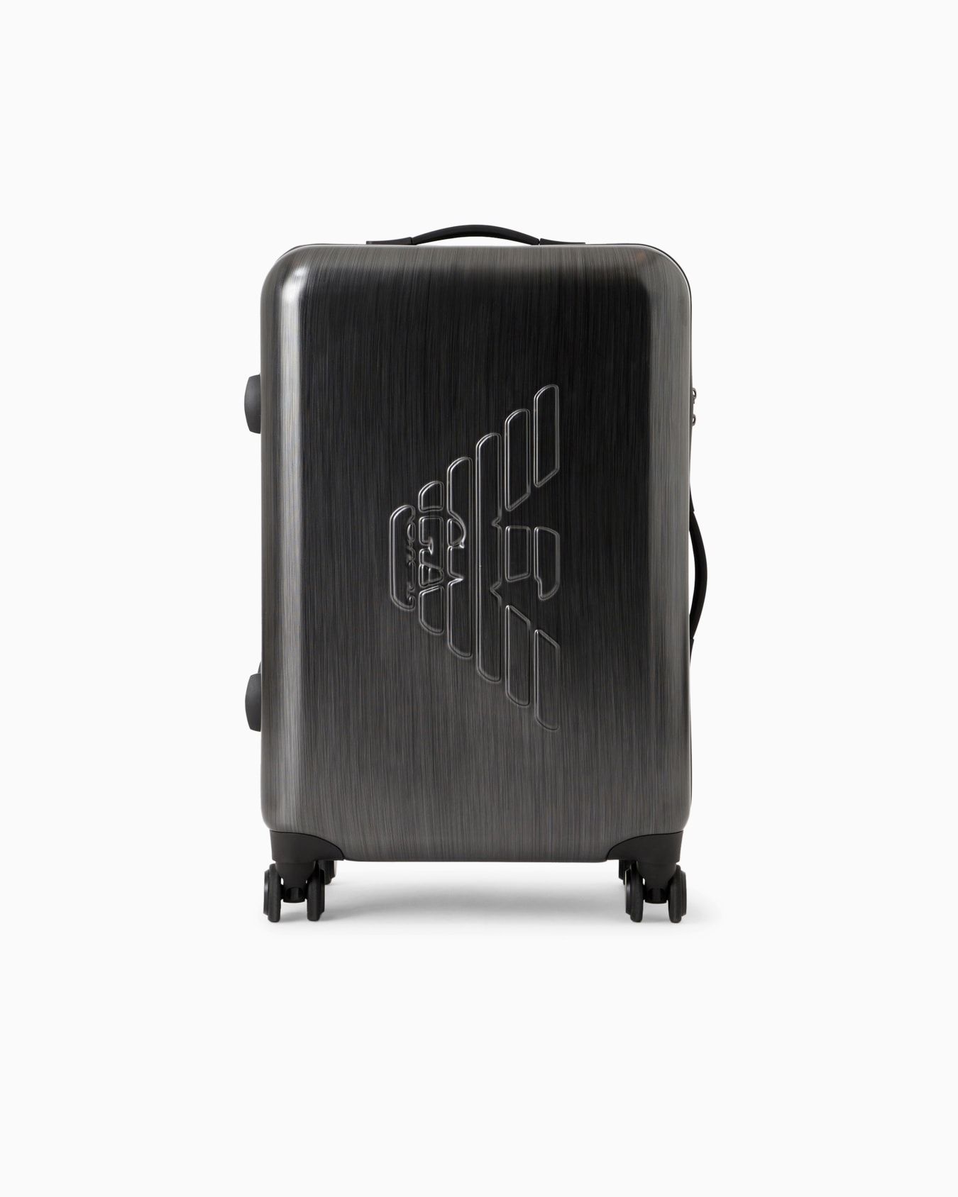 ABS medium trolley suitcase with oversized, embossed eagle Slide 0