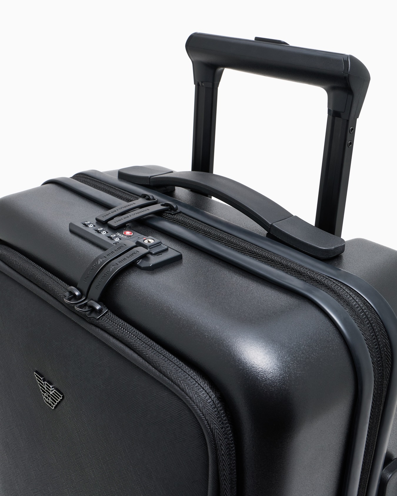ABS carry-on case with Saffiano detail and eagle plate Slide 4