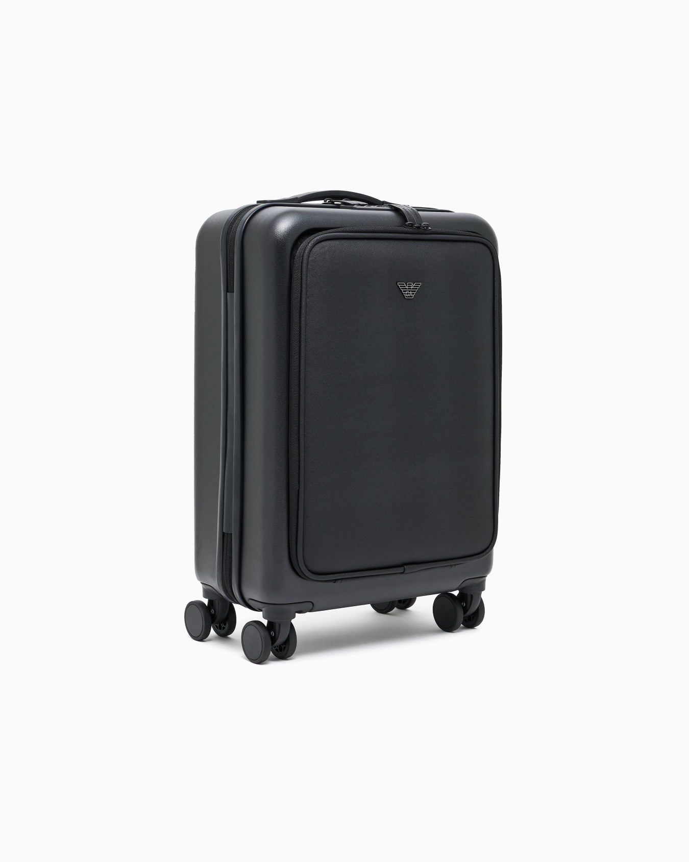 ABS carry-on case with Saffiano detail and eagle plate Slide 1