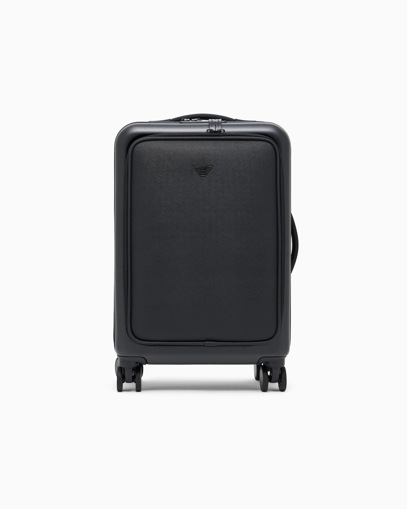ABS carry-on case with Saffiano detail and eagle plate Slide 0