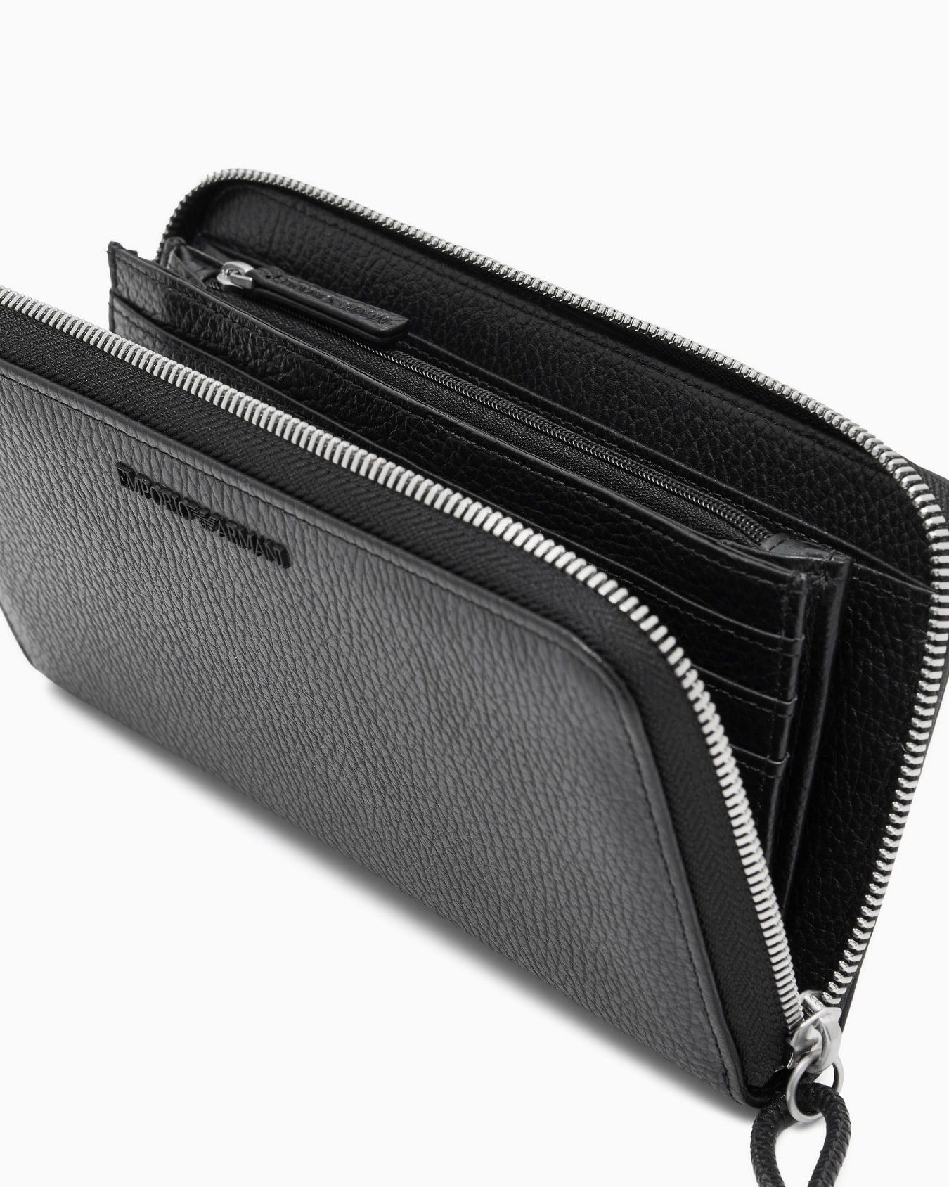 Portafoglio zip around in pelle bottalata Slide 3