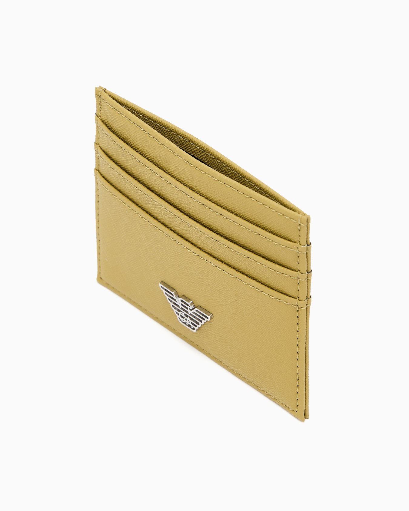 Porte-cartes en cuir reconstitué à finition texturée Diapositive 2