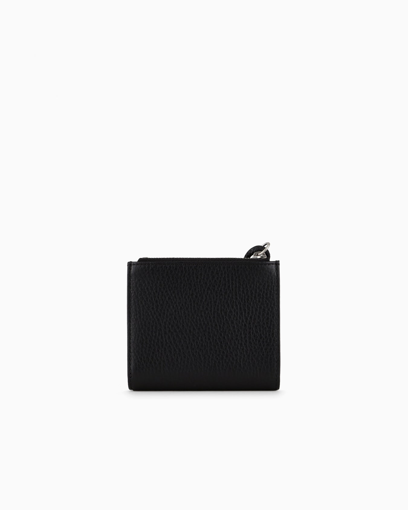 Porte-cartes zippé en cuir martelé Diapositive 1