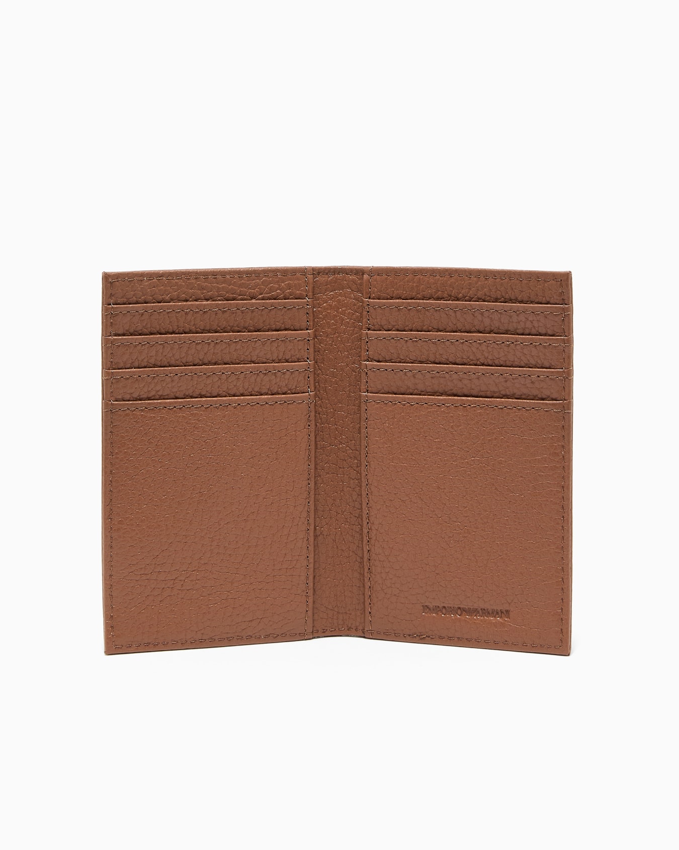 Zipped, tumbled-leather bi-fold card holder Slide 2