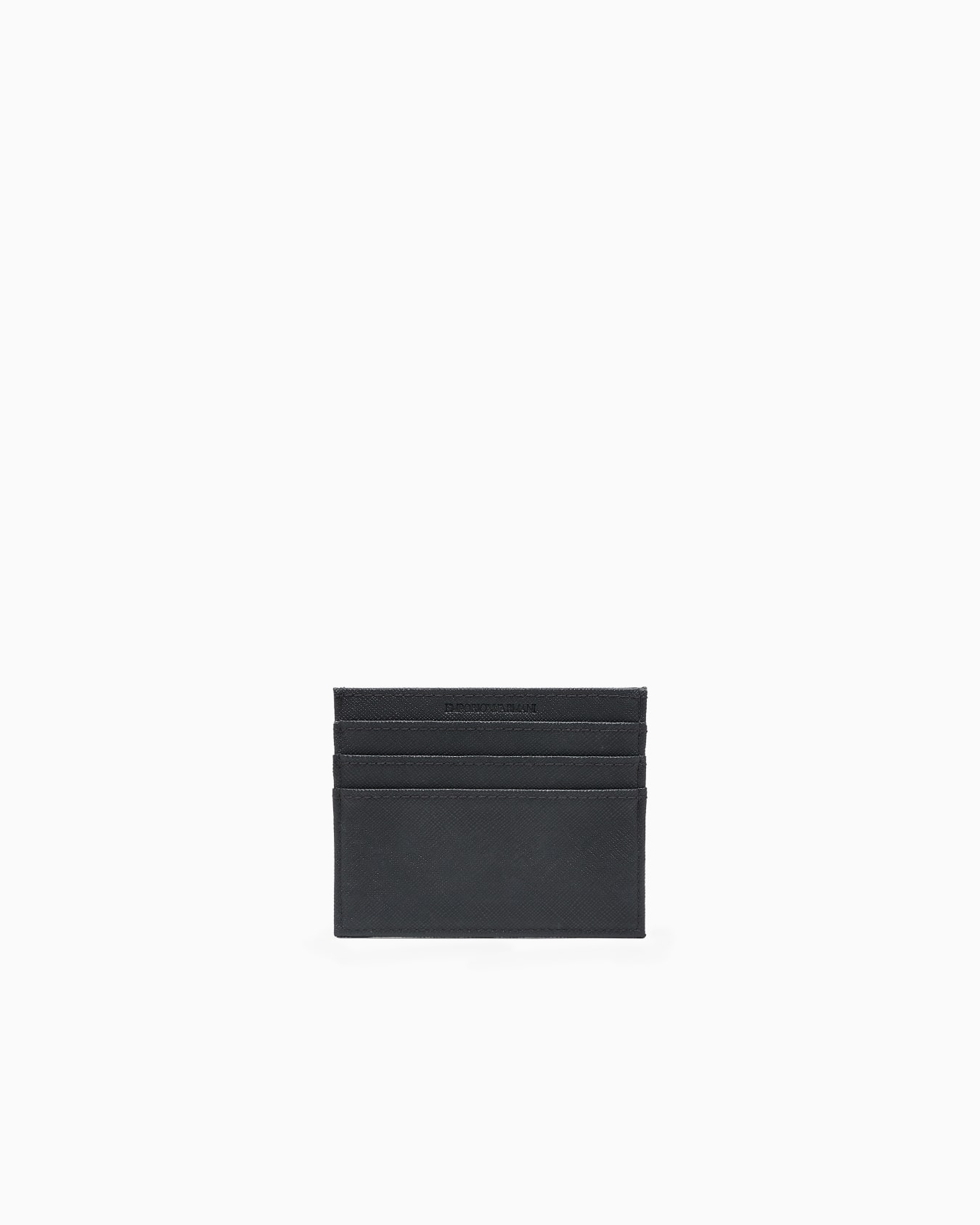 ASV gift box with regenerated Saffiano leather wallet and card holder with eagle plate Slide 1