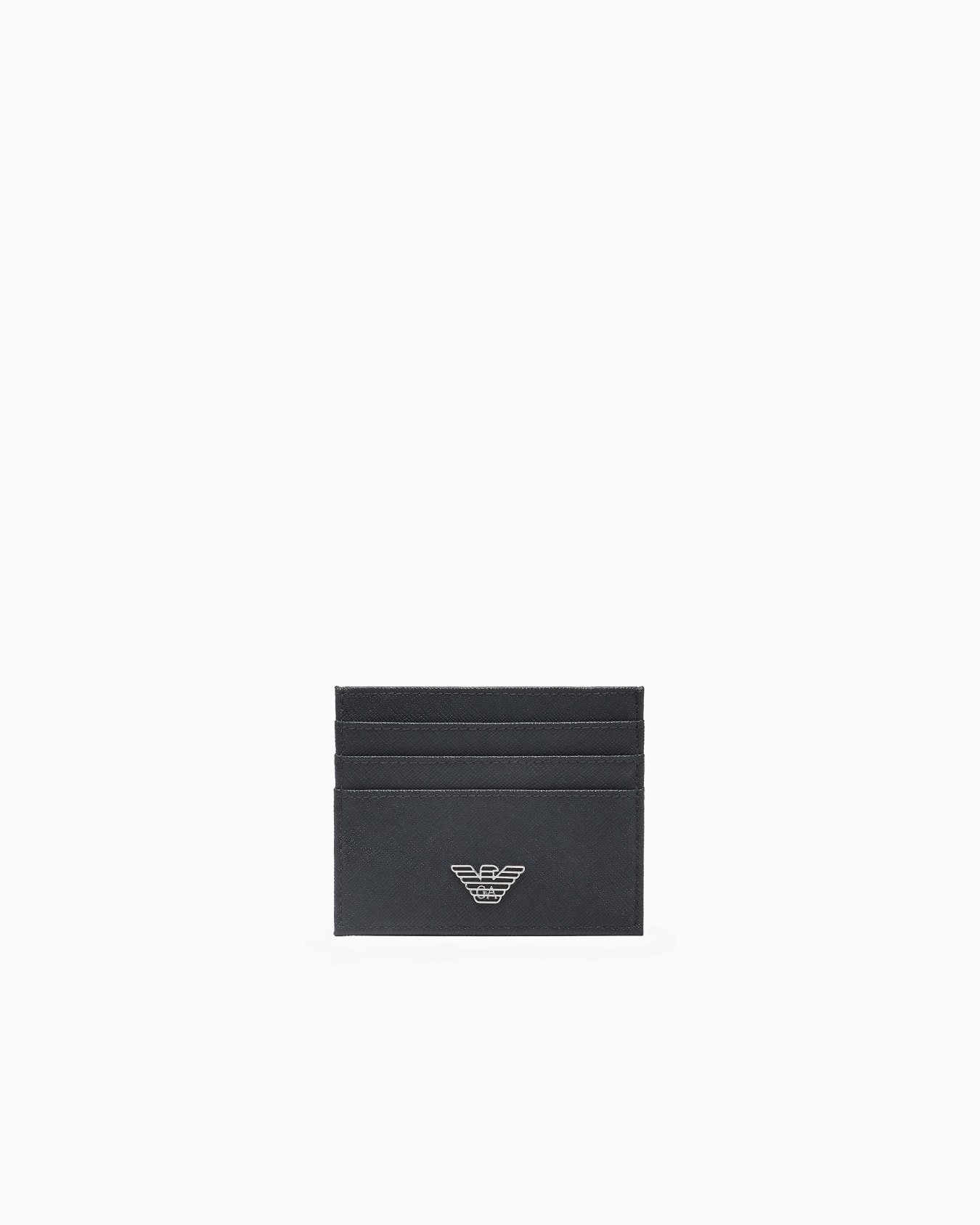 ASV gift box with regenerated Saffiano leather wallet and card holder with eagle plate Slide 0
