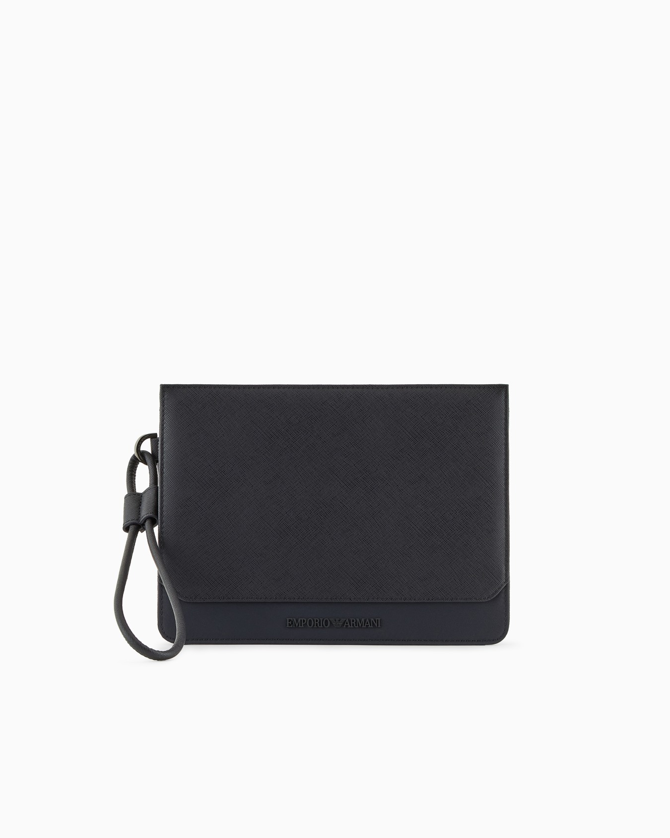 Bolso de mano en piel saffiano regenerada y nailon reciclado ASV Diapositiva 0