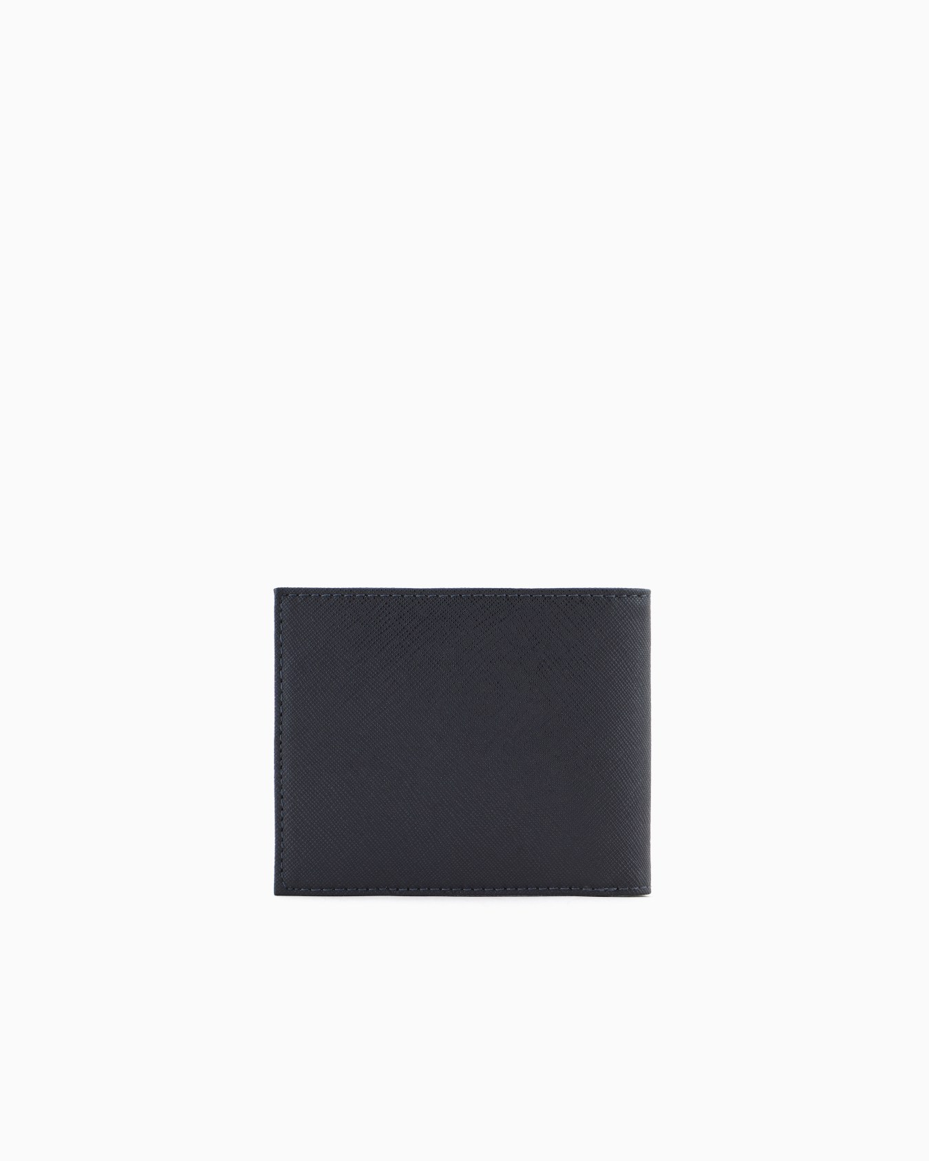 Portafoglio bifold in saffiano e nylon Slide 1
