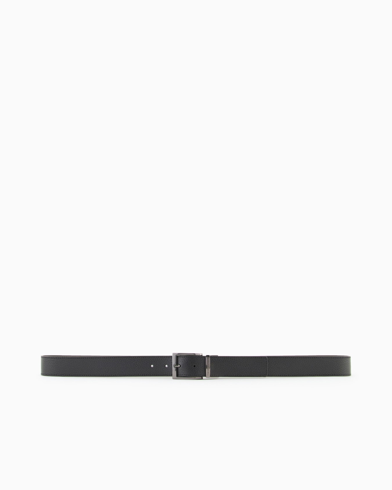 Palmellato-leather printed reversible belt Slide 2