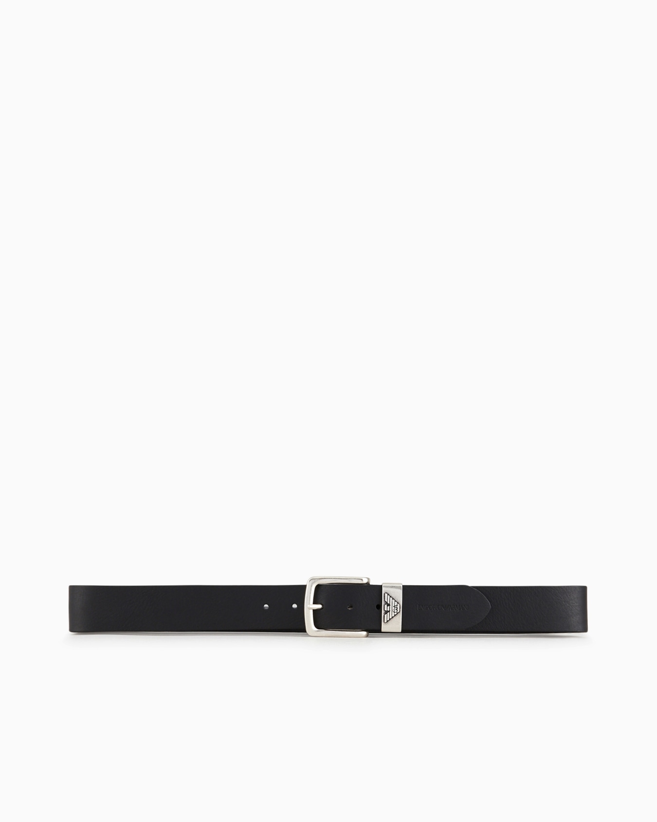 Ceinture en cuir avec boucle logotypée Diapositive 2