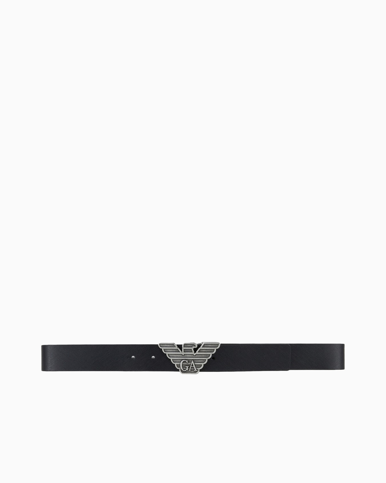 Caja regalo con cinturón reversible de piel saffiano y hebilla intercambiable Diapositiva 2