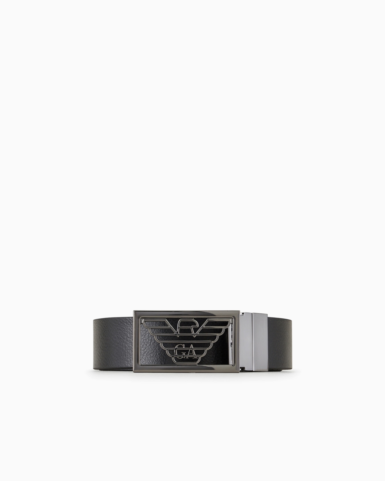 Ceinture réversible en cuir bicolore avec un côté liégé Diapositive 0