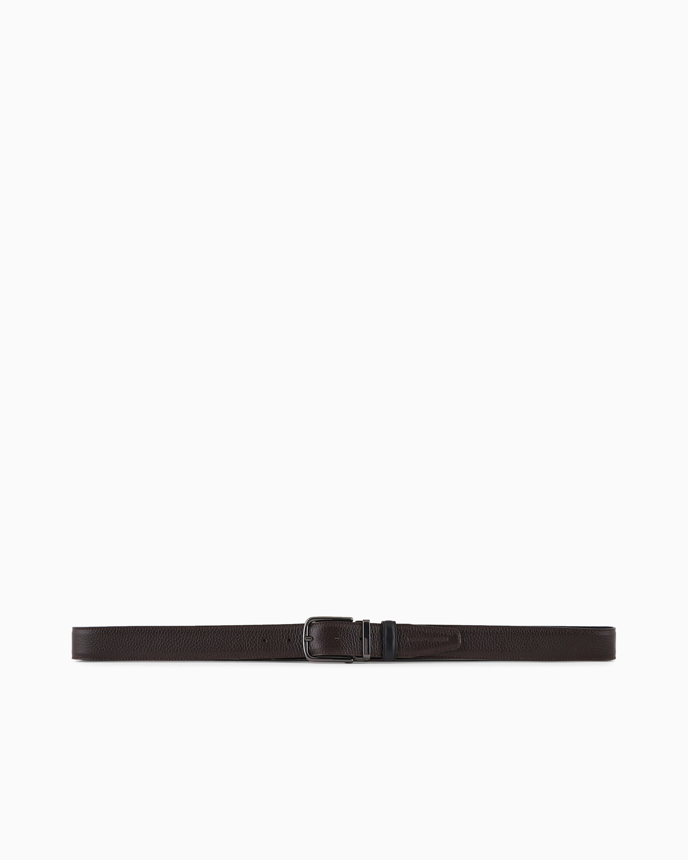 Ceinture réversible en cuir grainé Diapositive 2