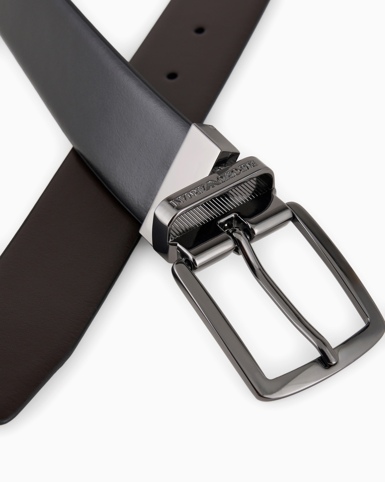 Cinturón reversible de piel Diapositiva 1