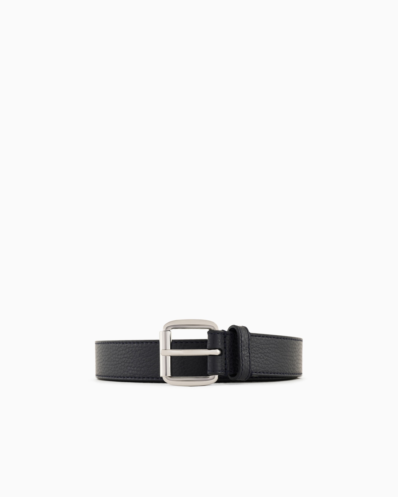 Ceinture en cuir lisse Diapositive 0