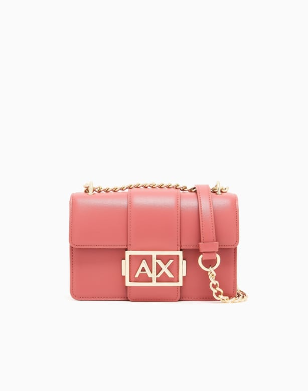 Smooth faux leather bowling bag