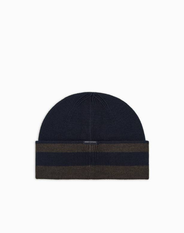 Beanie hat with allover logo
