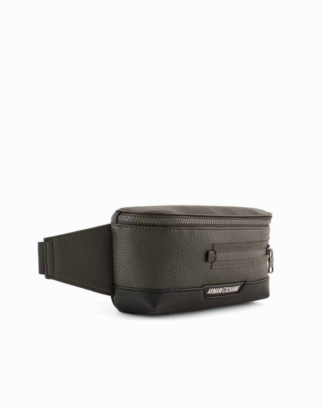 axロゴ-ウエストバッグ-グレ--armani-exchange