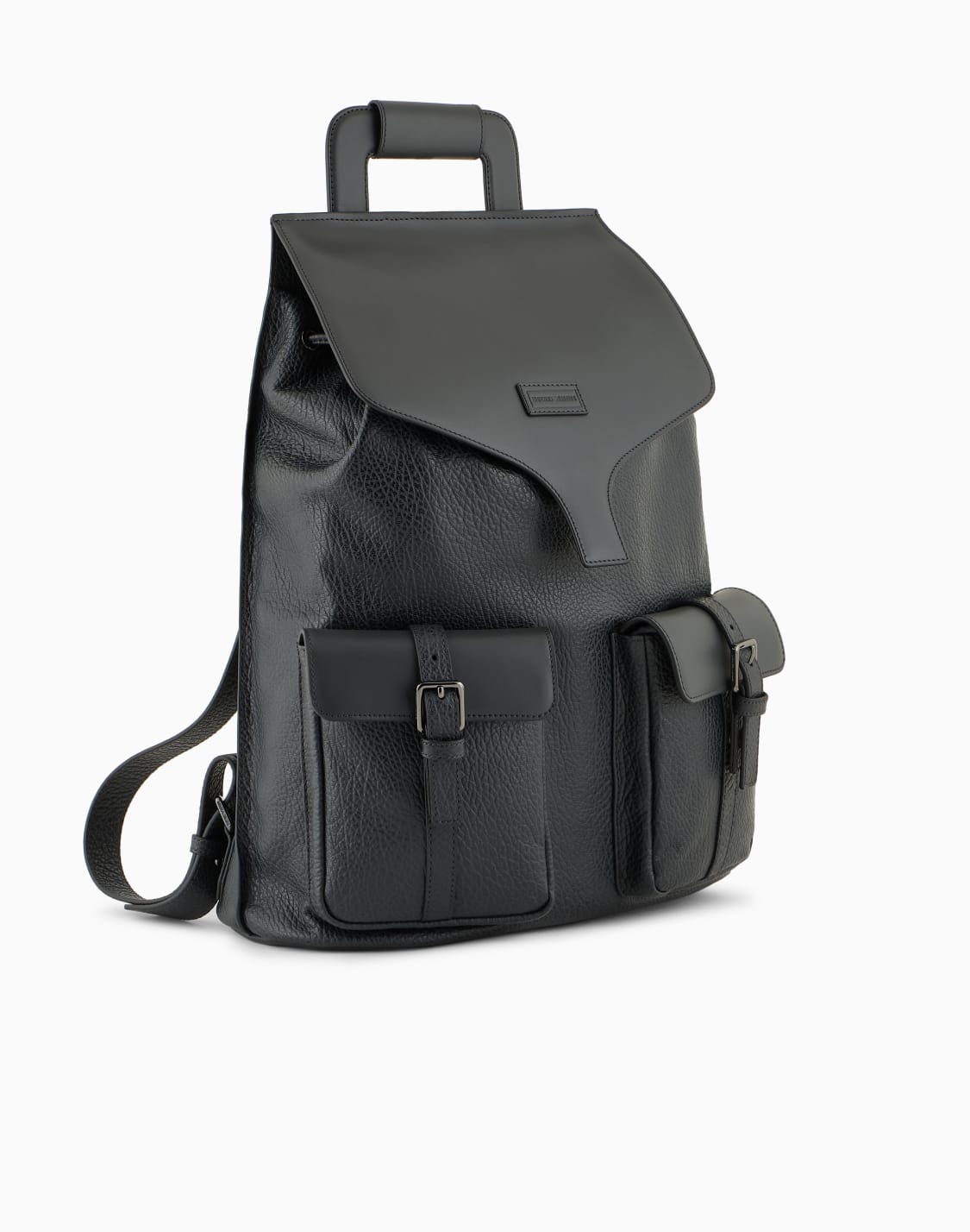 pebbled-leather-backpack-with-smooth-leather-details-grey--emporio-armani