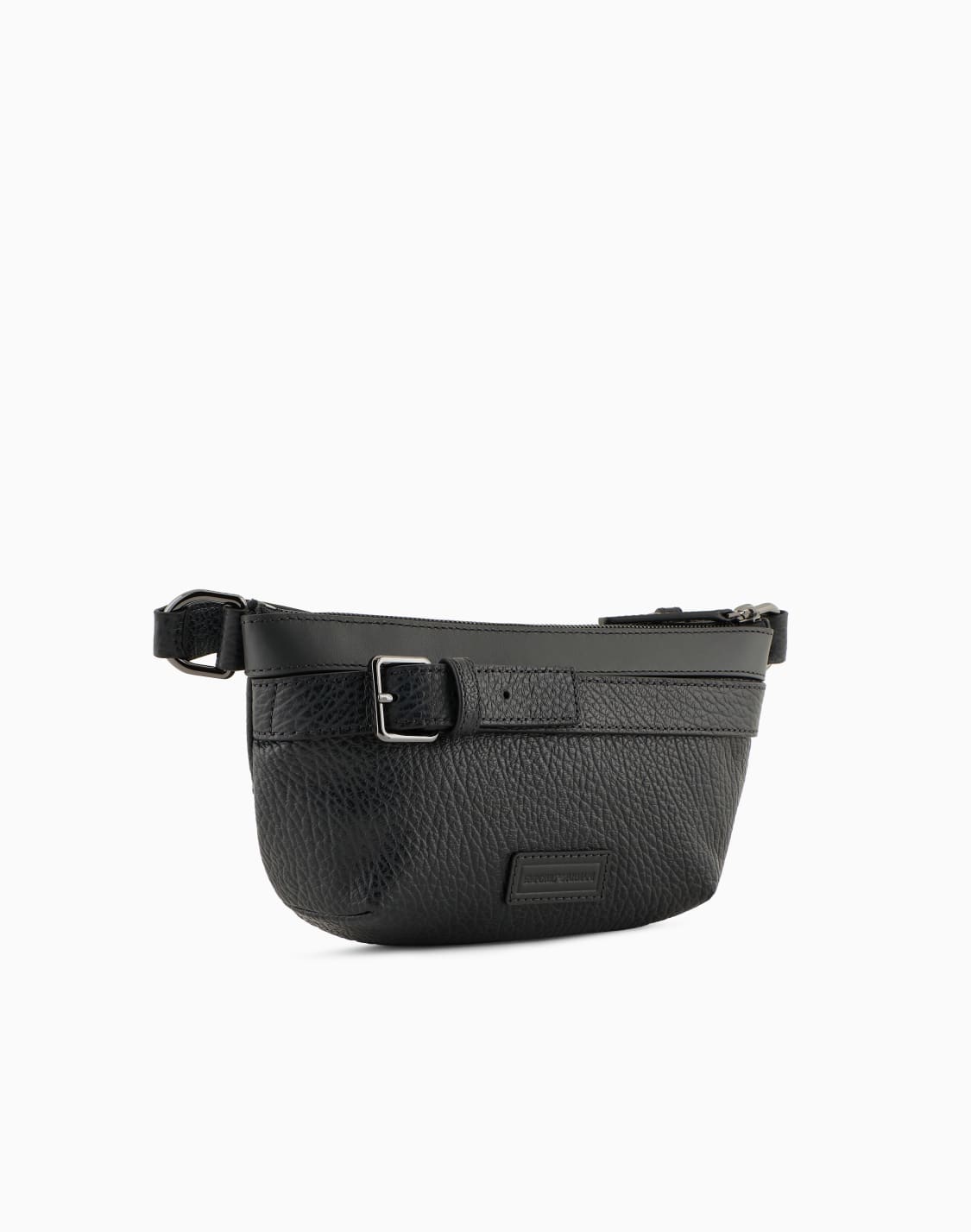 pebbled-leather-belt-bag-with-smooth-leather-details-grey--emporio-armani