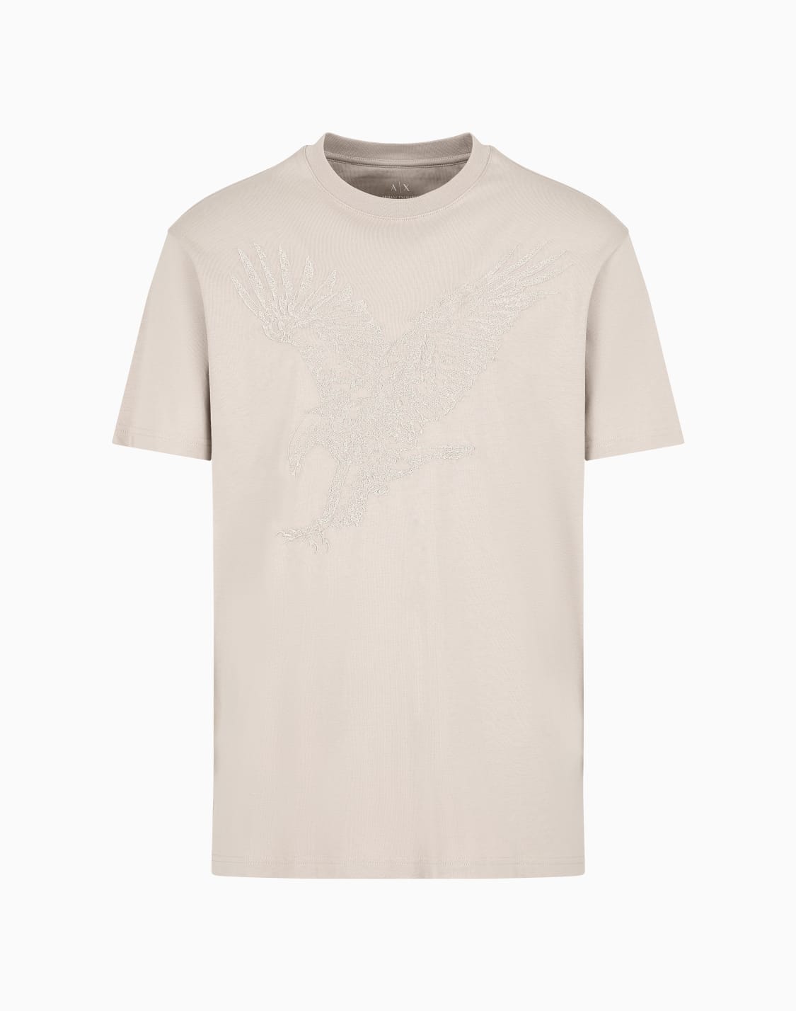 regular-fit-t-shirt-with-eagle-embroidery-in-asv-jersey-beige--armani-exchange